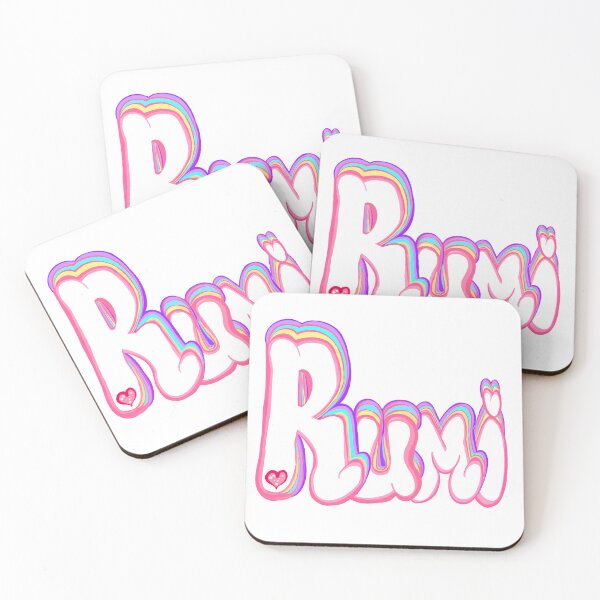 Item preview, Rumi popular girls first name in white and pastels. Top 100 Personalized personalised customised name Rumi n designed and sold by Artonmytee.