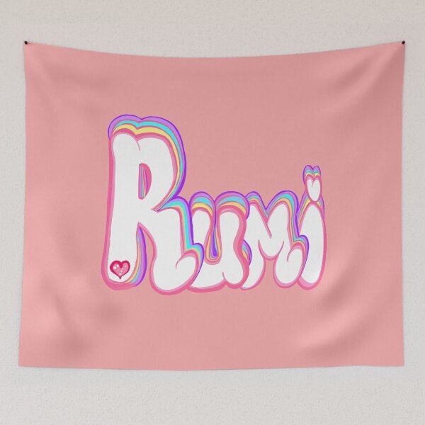 Item preview, Rumi popular girls first name in white and pastels. Top 100 Personalized personalised customised name Rumi n designed and sold by Artonmytee.