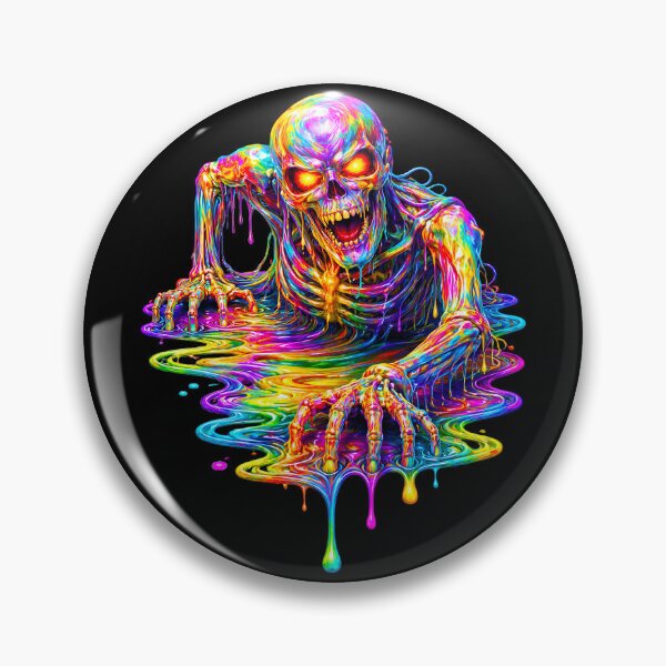 Item preview, Psychedelic Dead Rising Skeleton – Trippy Horror Halloween designed and sold by SHHCreations.