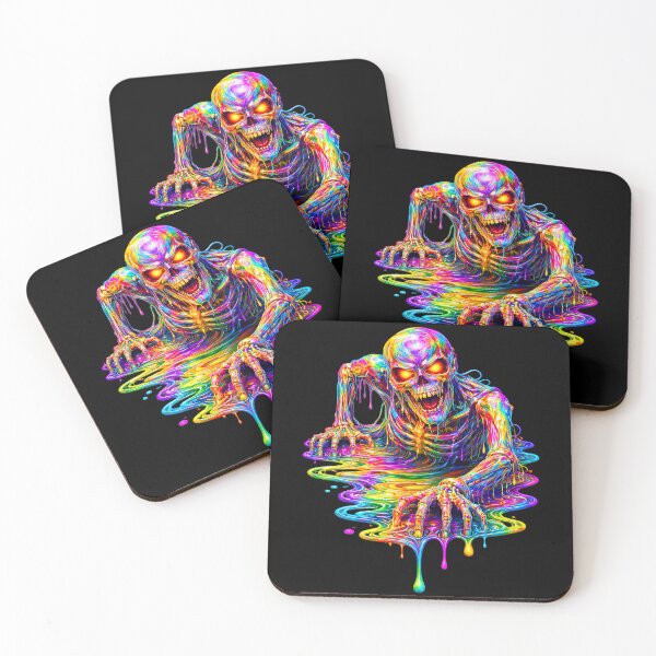 Item preview, Psychedelic Dead Rising Skeleton – Trippy Horror Halloween designed and sold by SHHCreations.
