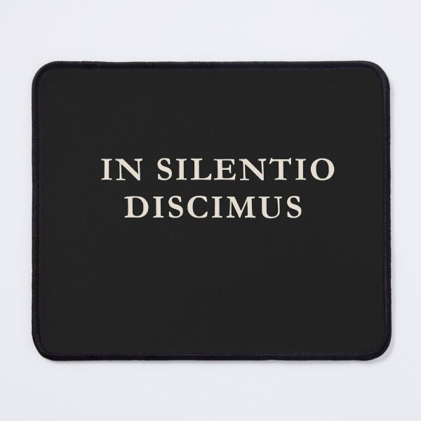 Item preview, In Silentio Discimus Latin Dark Academia Study Aesthetic Design designed and sold by semenol.