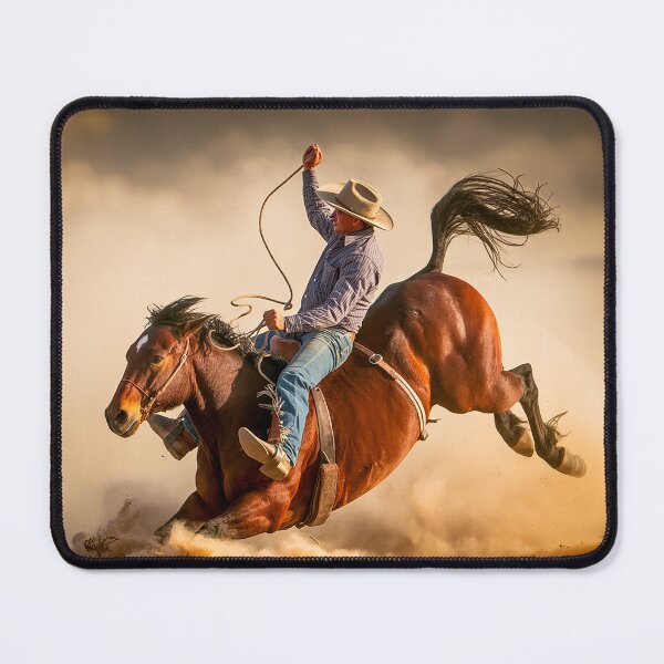 Item preview, THE COWBOY - Riding a Wild Mustang designed and sold by DBM Photo Art 1.