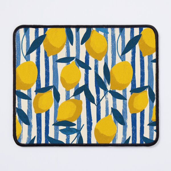 Item preview, Lemon Stripe Pattern — Mediterranean Coastal Summer Print designed and sold by HotFluff.