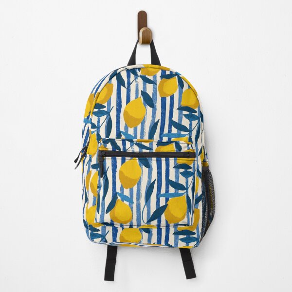 Item preview, Lemon Stripe Pattern — Mediterranean Coastal Summer Print designed and sold by HotFluff.