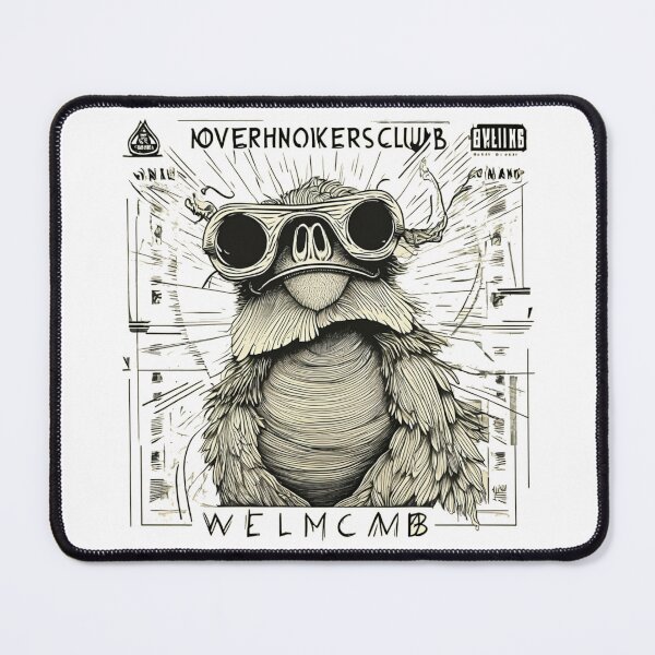 Item preview, Overthinkers Club Goggle Creature - Sketched Street Art designed and sold by Cindralith.