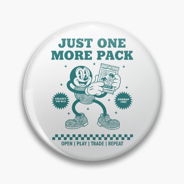 Item preview, Just One More Pack Trading Card Open Play Trade designed and sold by LuminOrb.