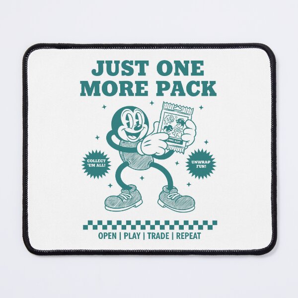 Item preview, Just One More Pack Trading Card Open Play Trade designed and sold by LuminOrb.