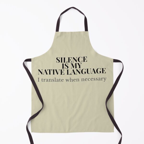 Item preview, Silence Is My Native Language Shirt – Introvert Humor T-Shirt designed and sold by AdamIntrovert.