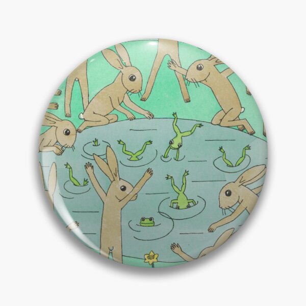 Item preview, Fable of the Hares and the Frogs from Aesop by Tom Seidmann-Freud (1924) designed and sold by Weird Visions.