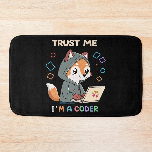 Item preview, Trust Me I’m a Coder – Cute Fox Programmer Design designed and sold by the science zoo.