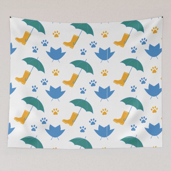 Item preview, Rainy Paws Pattern designed and sold by SignumShop.