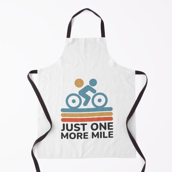Item preview, Just One More Mile - Cycling Motivation designed and sold by Shape Snip Studio.