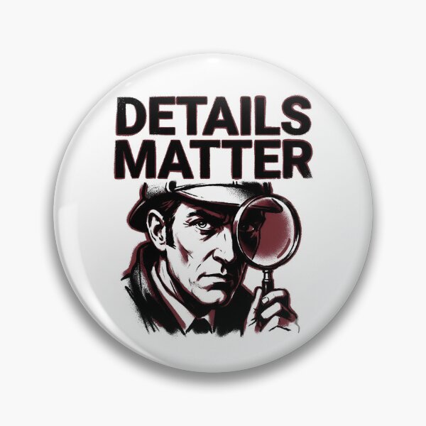 Item preview, Sherlock Holmes Details Matter Detective Magnifying Glass designed and sold by Fenay Designs.