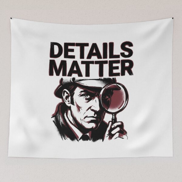 Item preview, Sherlock Holmes Details Matter Detective Magnifying Glass designed and sold by Fenay Designs.