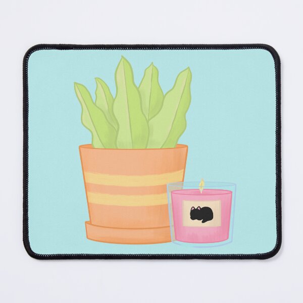 Item preview, Pastel Plant & Candle designed and sold by Sahira820.