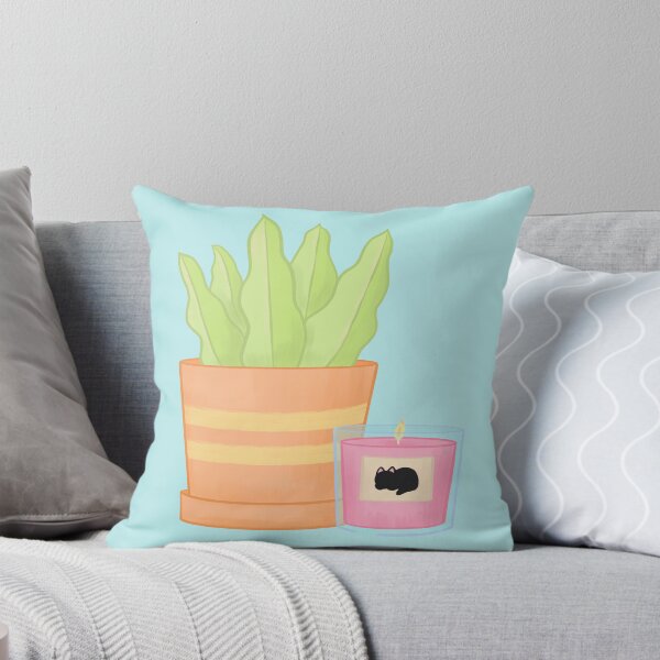 Item preview, Pastel Plant & Candle designed and sold by Sahira820.