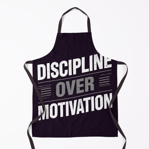Item preview, Discipline Over Motivation | Bold Italic High-Impact Fitness Graphic designed and sold by PACS0011.