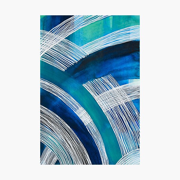 Item preview, Into the Rush Abstract Neurographic Watercolor designed and sold by abstractsbyanna.