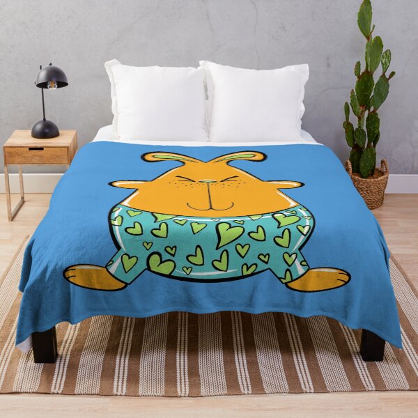 Item preview, Benny Bunny with blue background designed and sold by missmann.