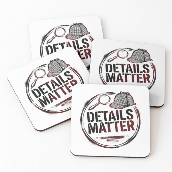 Item preview, Details Matter Sherlock Holmes Hat Magnifying Glass Stamp designed and sold by Fenay Designs.