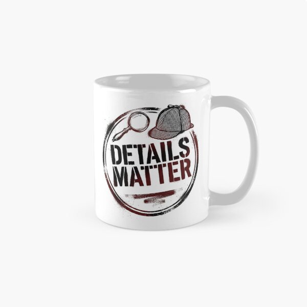 Item preview, Details Matter Sherlock Holmes Hat Magnifying Glass Stamp designed and sold by Fenay Designs.