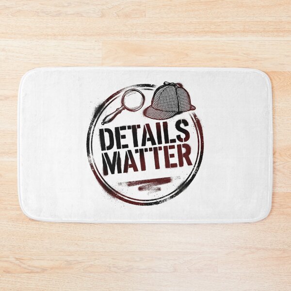 Item preview, Details Matter Sherlock Holmes Hat Magnifying Glass Stamp designed and sold by Fenay Designs.