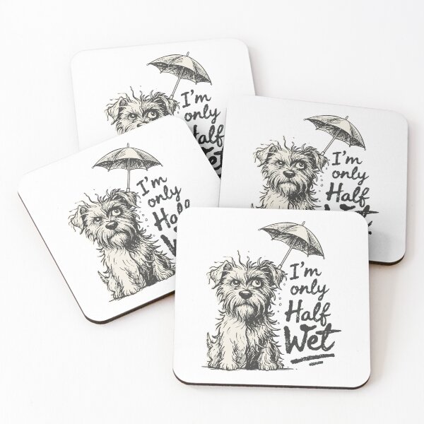 Item preview, I'm Only Half Wet designed and sold by SignumShop.