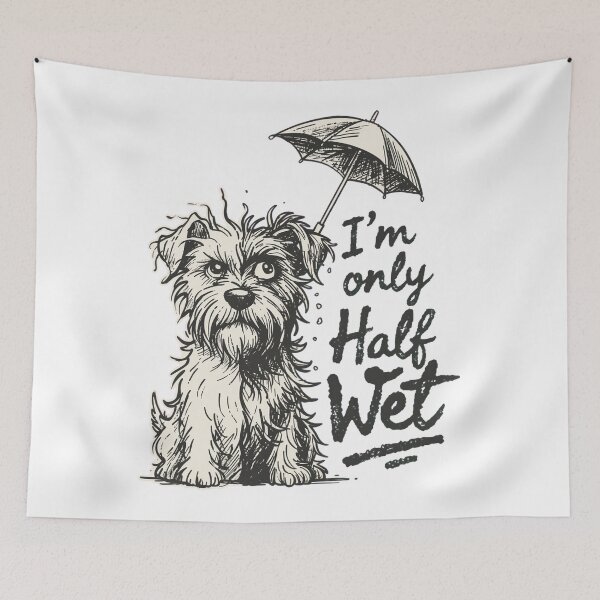 Item preview, I'm Only Half Wet designed and sold by SignumShop.