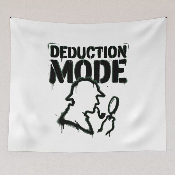 Item preview, Sherlock Holmes Deduction Mode Graffiti Silhouette designed and sold by Fenay Designs.