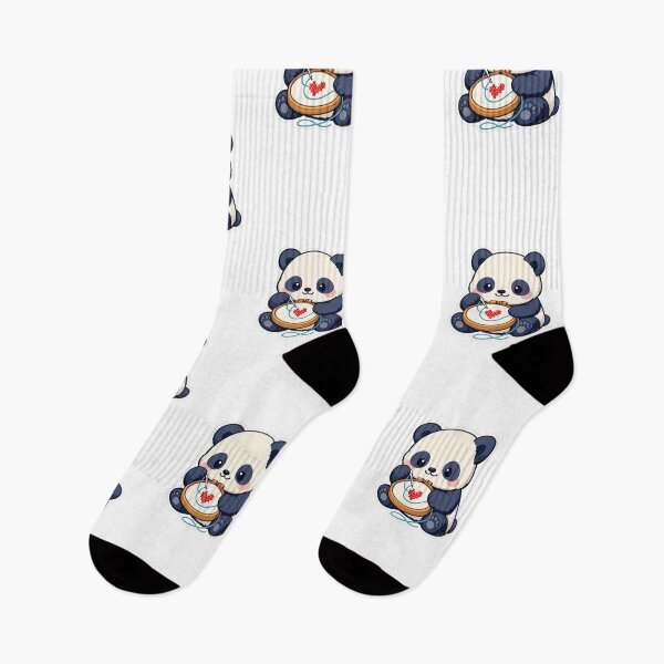 Item preview, Sewing Panda Cute Style Sticker designed and sold by Iail Ioa.