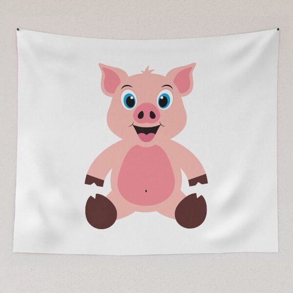 Item preview, Cute Barnyard Pig designed and sold by Captain Creative.