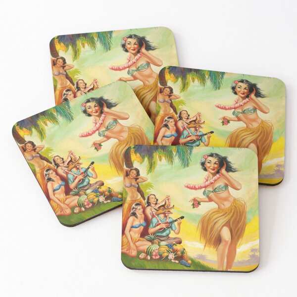 Item preview, Hula Dancer by Lloyd Norman Rognan (Circa 1950) designed and sold by Weird Visions.