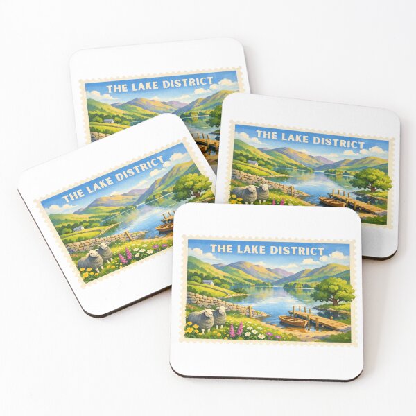 Item preview, The Lake District Travel Stamp designed and sold by RebelCactusStore.