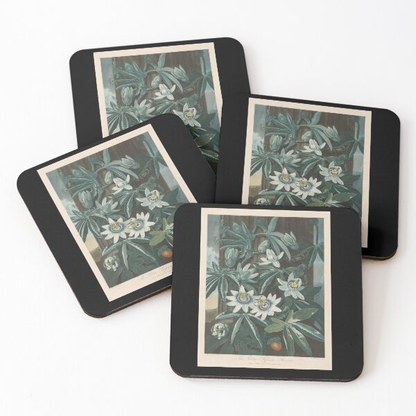 Item preview, Vintage Blue Passion-flower Print, 1799-1807, Robert John Thornton designed and sold by Douglas E. Welch Design and Photography.