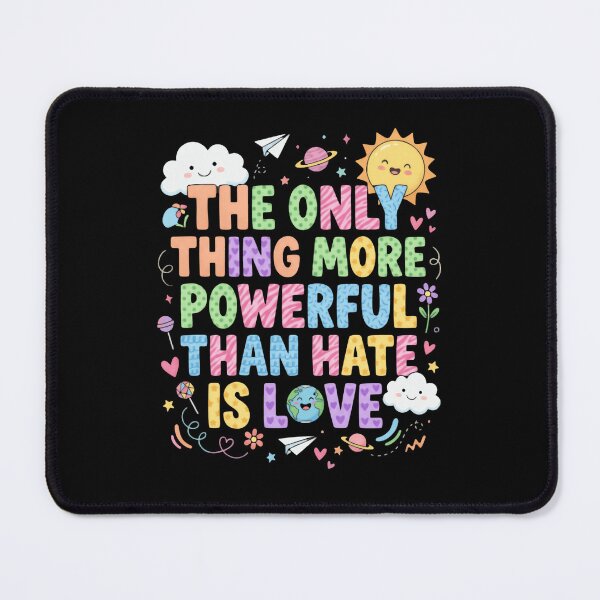 Item preview, The Only Thing More Powerful Than Hate Is Love Pastel Hearts Celebration designed and sold by SkeletonsDanger.