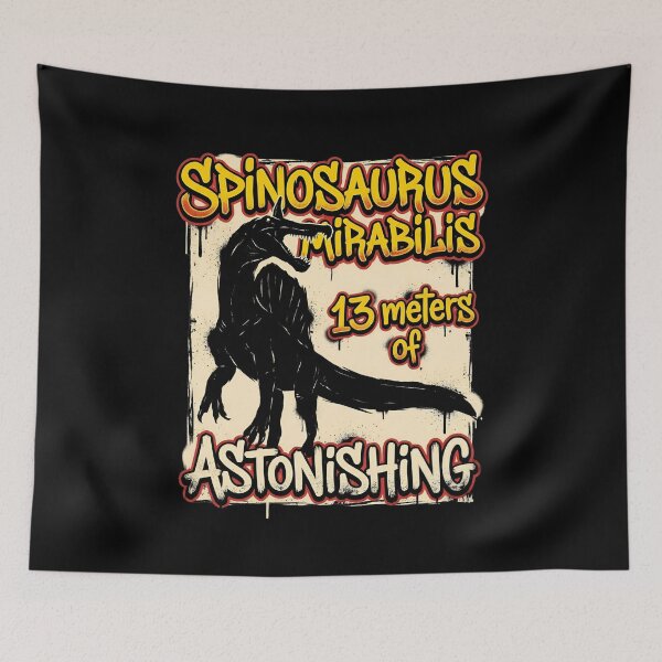 Item preview, Spinosaurus Mirabilis 13 Meters Of Astonishing Graffiti designed and sold by Fenay Designs.