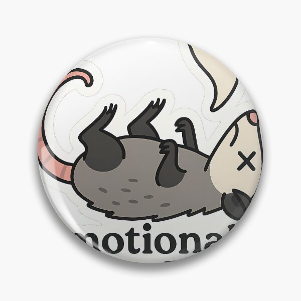 Item preview, Possum Playing Dead Dramatically designed and sold by lokiwoodsart.
