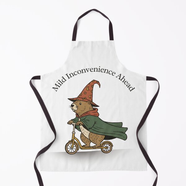 Item preview, Wizard Groundhog Riding Scooter Digital Illustration Vintage Art designed and sold by flidesign .