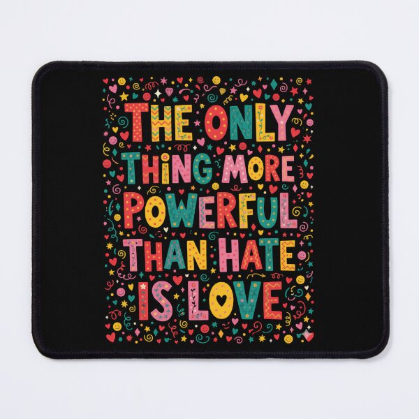 Item preview, The Only Thing More Powerful Than Hate Is Love Confetti Celebration designed and sold by SkeletonsDanger.