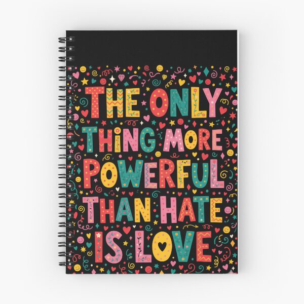 Item preview, The Only Thing More Powerful Than Hate Is Love Confetti Celebration designed and sold by SkeletonsDanger.