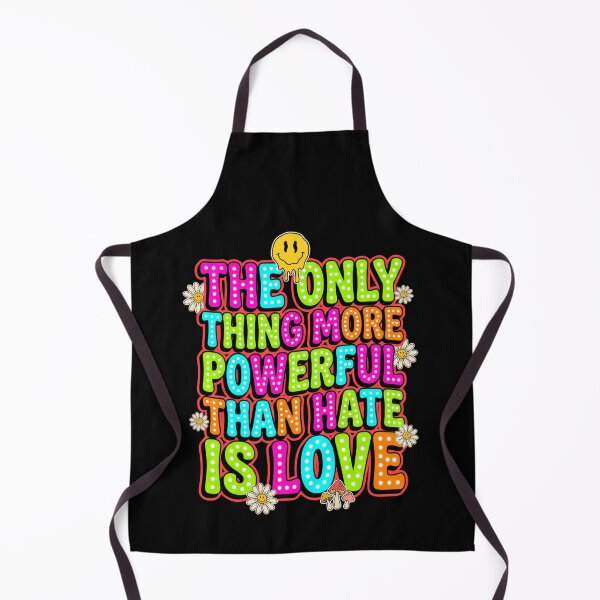 Item preview, The Only Thing More Powerful Than Hate Is Love Bright Retro Smiley designed and sold by SkeletonsDanger.