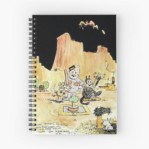 Item preview, Krazy Kat, Ignatz and Officer Puppy - Watercolor by George Herriman (1925) Original Art designed and sold by Weird Visions.