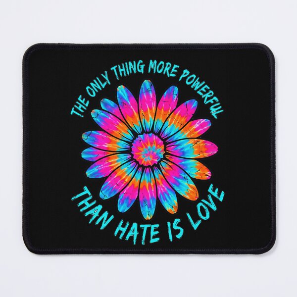 Item preview, The Only Thing More Powerful Than Hate Is Love Rainbow Mandala Flower designed and sold by SkeletonsDanger.