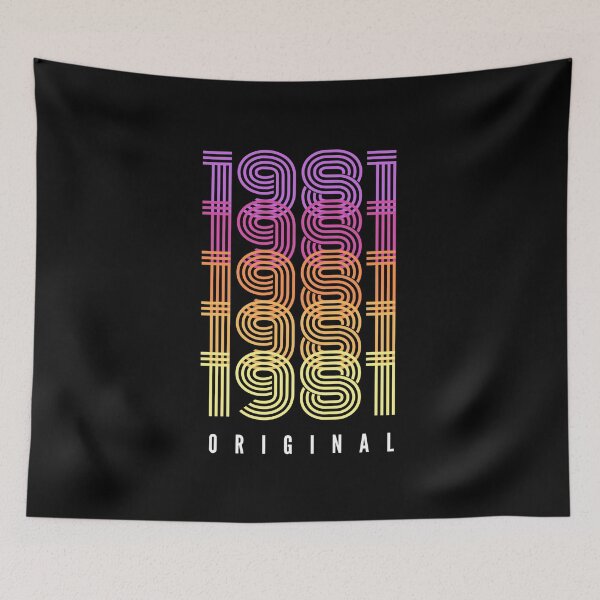 Artikelvorschau, Geboren 1981 – Geburtstagsgeschenk 1981 – Original von 1981 entworfen und verkauft von DesignByLeo.