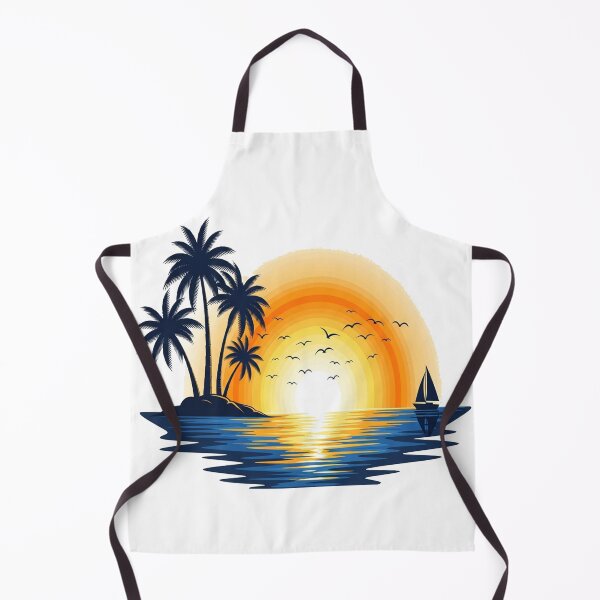Item preview, Tropical Serenity: Golden Sunset. designed and sold by mostafacasper12.