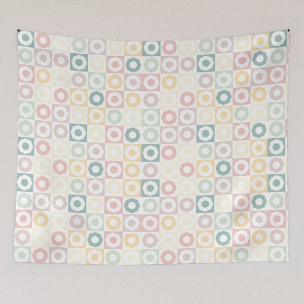 Item preview, Multi-Color Floral Checkered Pattern designed and sold by Alexis1896.