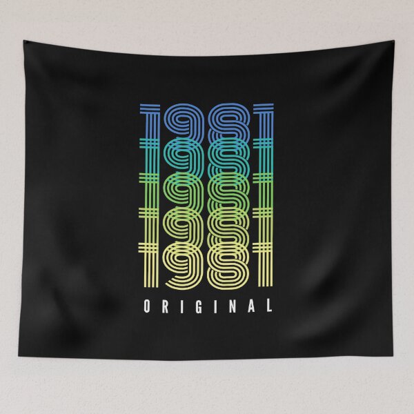 Artikelvorschau, Geboren 1981 – Geburtstagsgeschenk 1981 – Original von 1981 entworfen und verkauft von DesignByLeo.