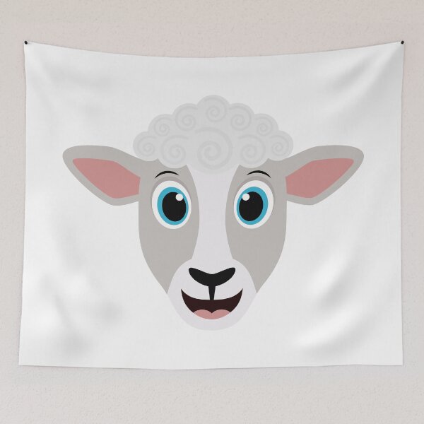Item preview, Cute Barnyard Sheep designed and sold by Captain Creative.