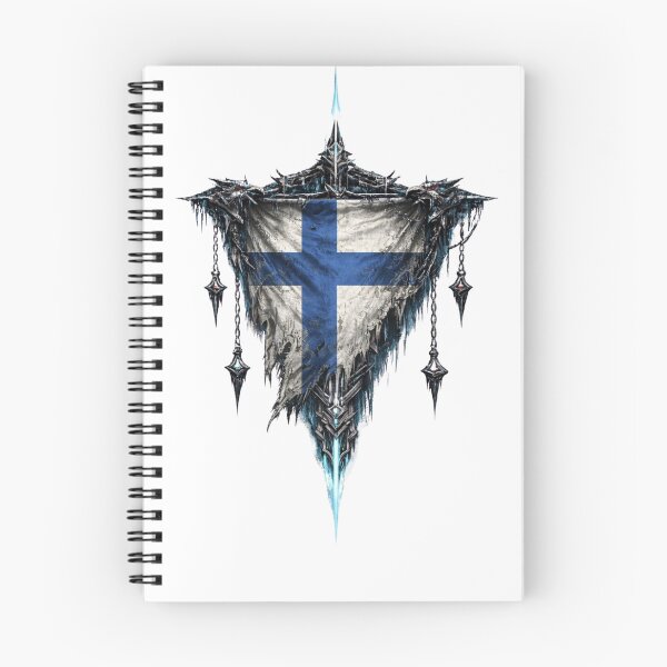 Item preview, Dark Nordic Finland Flag Emblem designed and sold by HejStudio.
