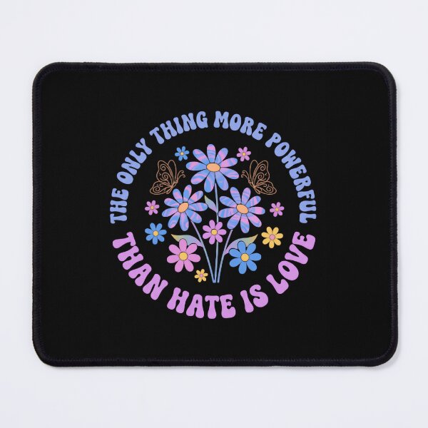 Item preview, The Only Thing More Powerful Than Hate Is Love Pastel Daisy Circle designed and sold by SkeletonsDanger.